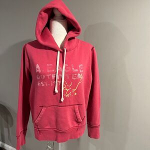 Vintage Y2K American Eagle Pink Hoodie Womens Large  EUC